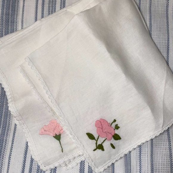 x4 LoveShackFancy Table Linen Napkins / Placemats NWOT - Picture 3 of 3